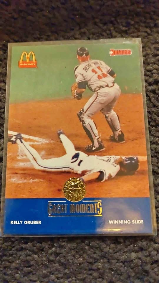 Free Kelly Gruber Baseball card