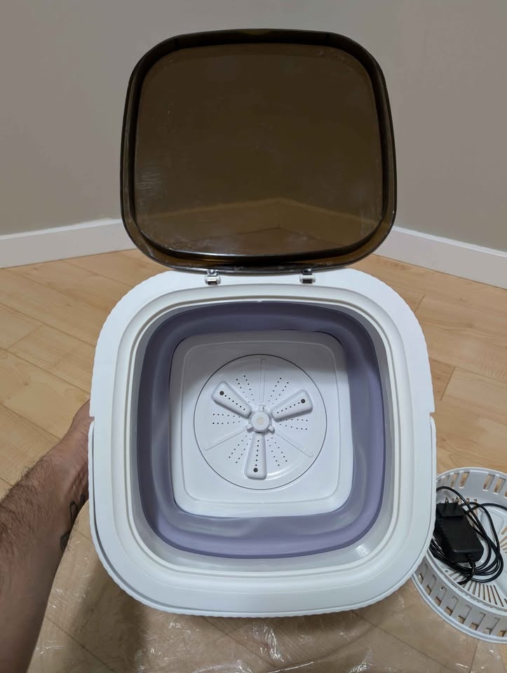 18L Portable Foldable Washing Machine with Spinner - photo 3