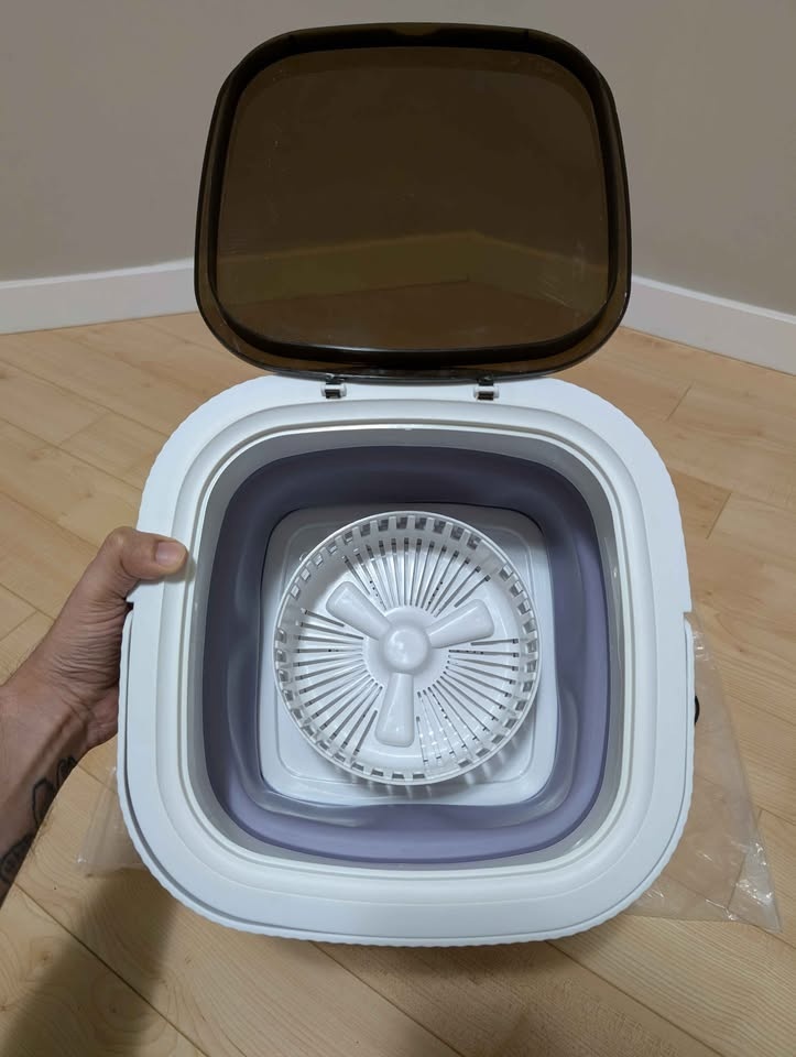 18L Portable Foldable Washing Machine with Spinner - photo 4