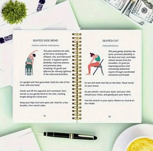 Chair Yoga for Weight Loss – 30-Day Workout Book + Gift - photo 3