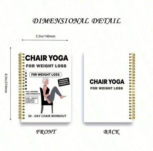 Chair Yoga for Weight Loss – 30-Day Workout Book + Gift - photo 4