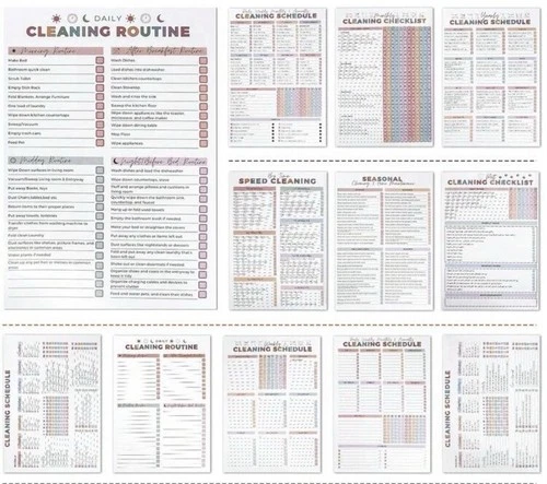 Set of 3 Planners – ADHD Cleaning, Self-Care & Home - photo 3