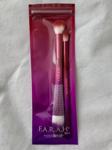 F.A.R.A.H Makeup Brush Set Blush Highlight Shade 2pc