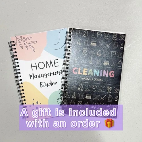 Set of 2 Planners – Home Management & Cleaning Checklist