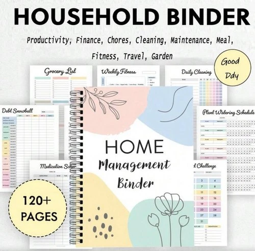 Set of 2 Planners – Home Management & Cleaning Checklist - photo 2