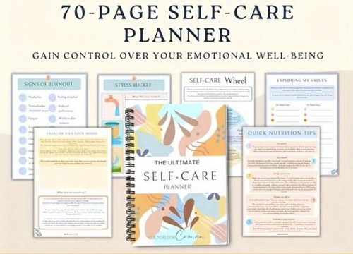 Set of 2 Planners – Cleaning Checklist & Self-Care Planner - photo 2
