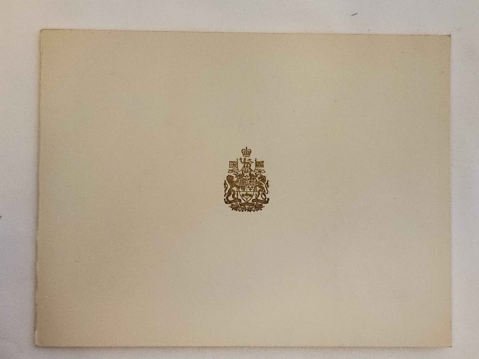 Christmas/ New Years Card from Speaker of House of Commons 1967 - photo 4