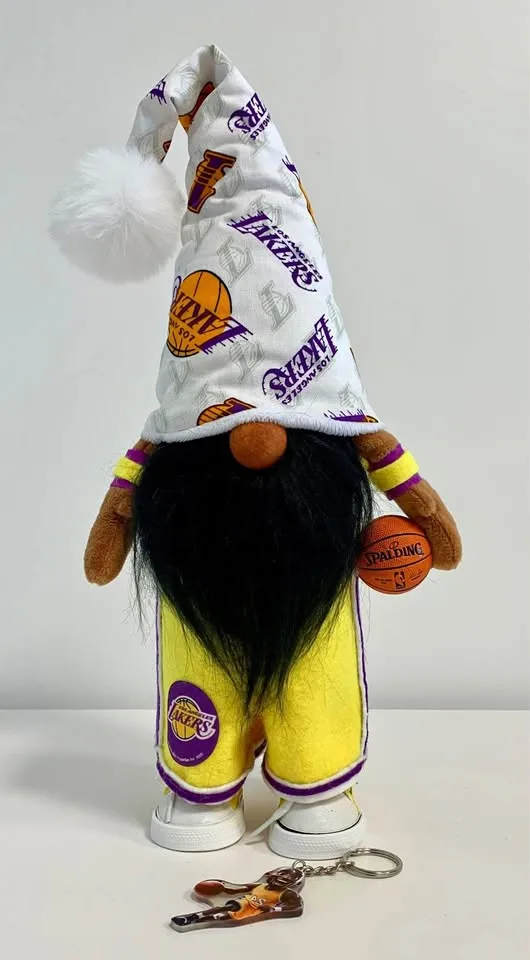 Kobe Bryant LA Lakers Basketball Gnome & Keychain thumbnail