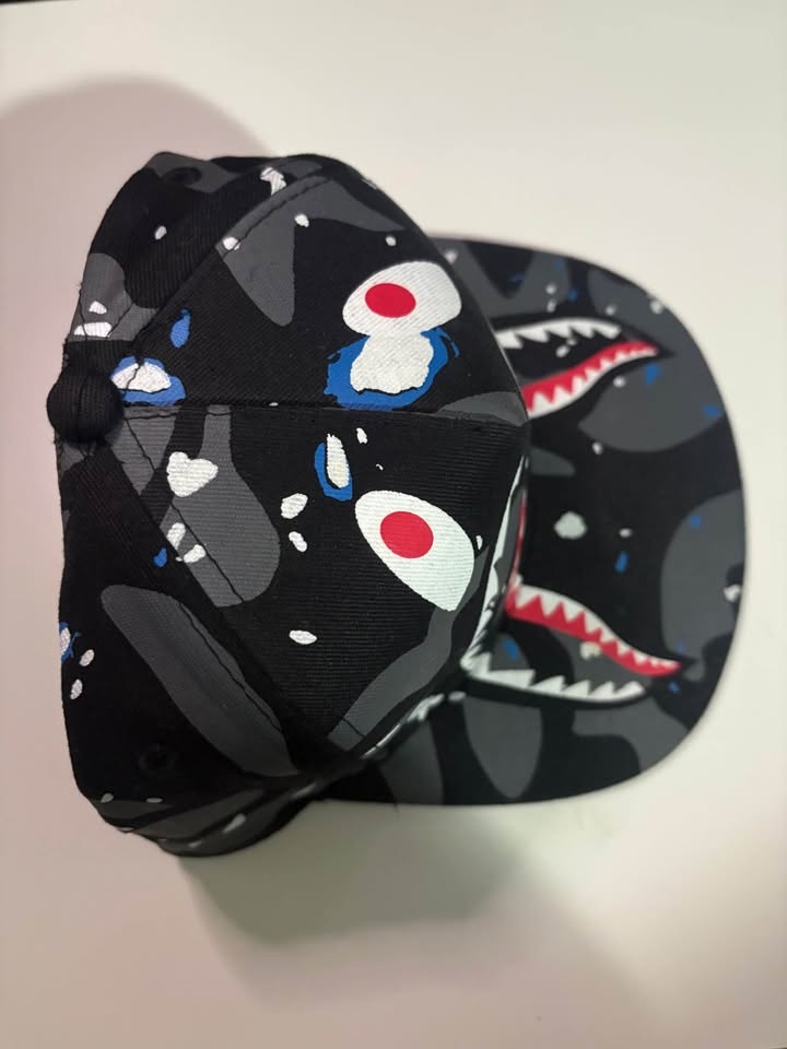 BAPE Space Camo Shark Snapback - photo 2