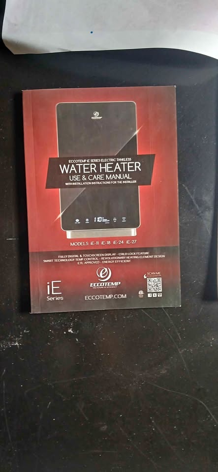 Eco temp hot water on demand