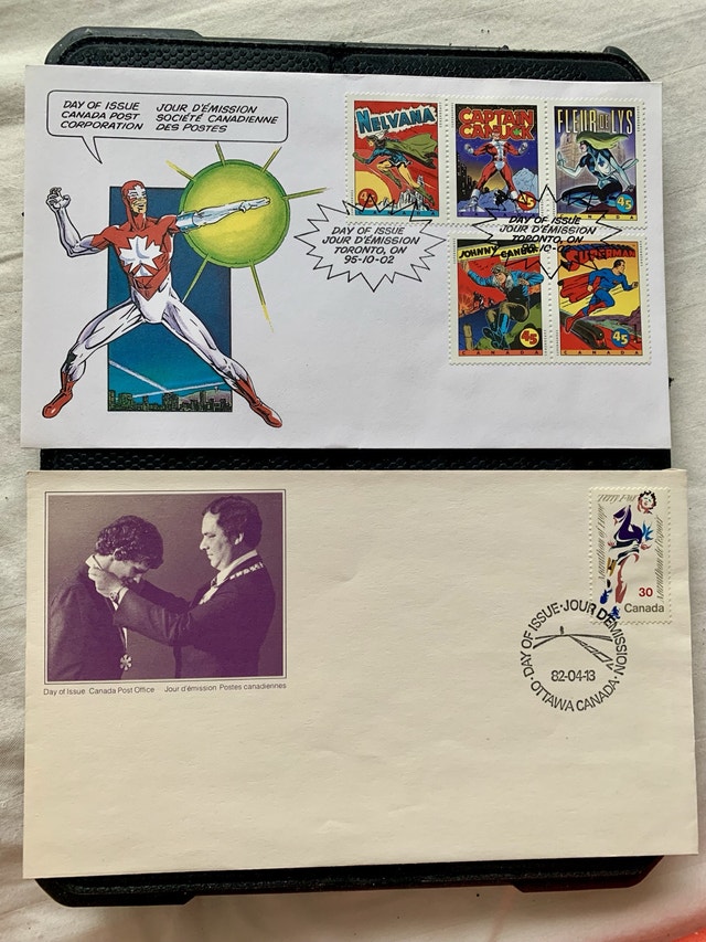 22 First Day Issue Stamps