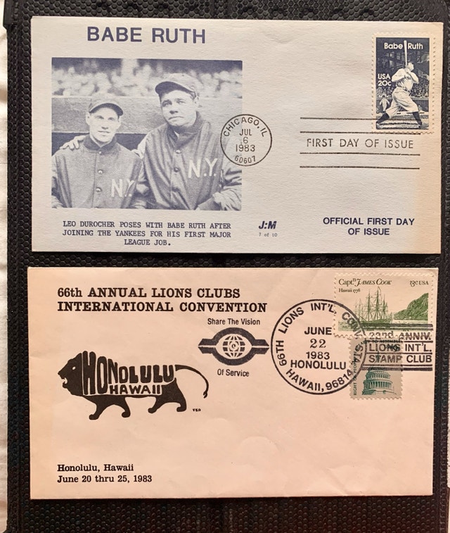 20 First Day Issue Stamps