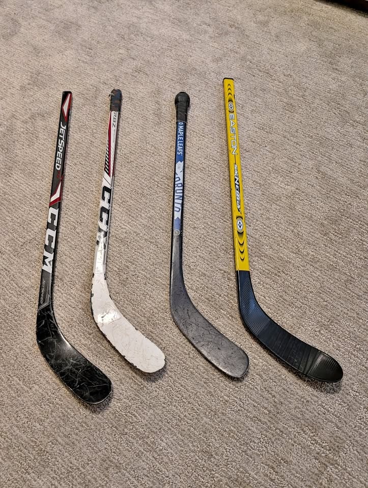 Mini Sticks (Lot of 4) - Left-handed (Used / Good Condition)