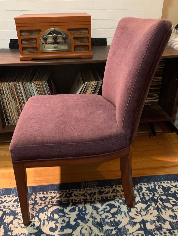 Two Matching Purple Chairs - photo 2