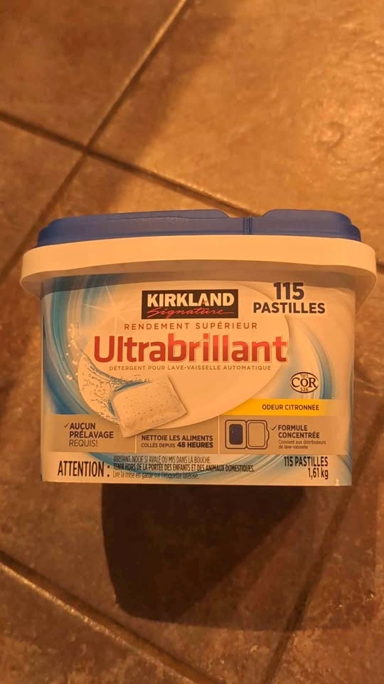 Kirkland dishwasher pods 🧡