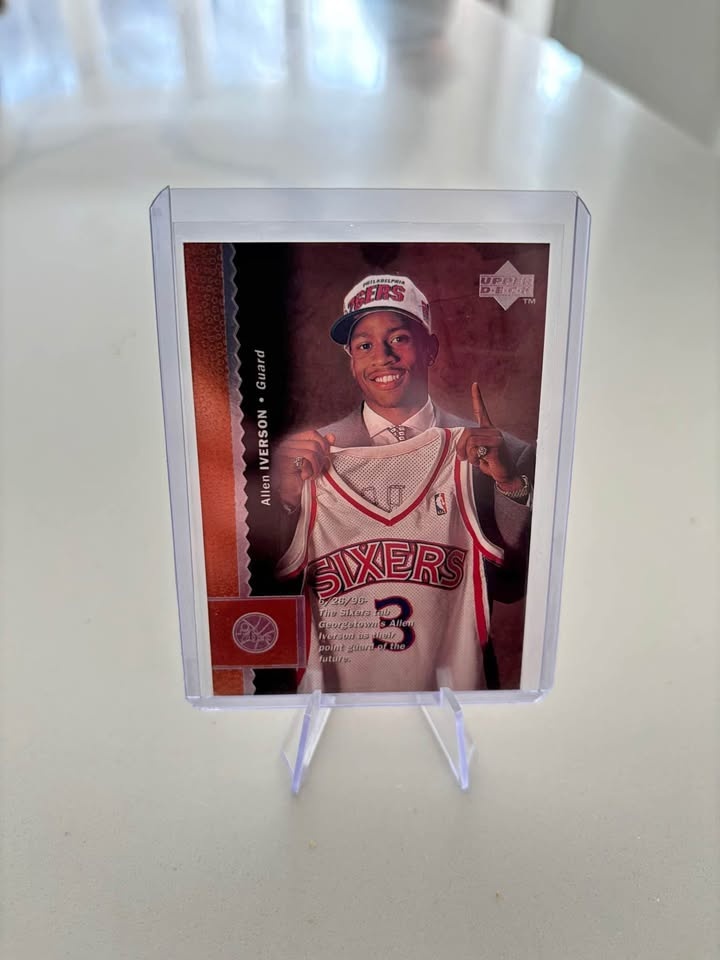 1996 Upper Deck #91 Allen Iverson Rookie Card