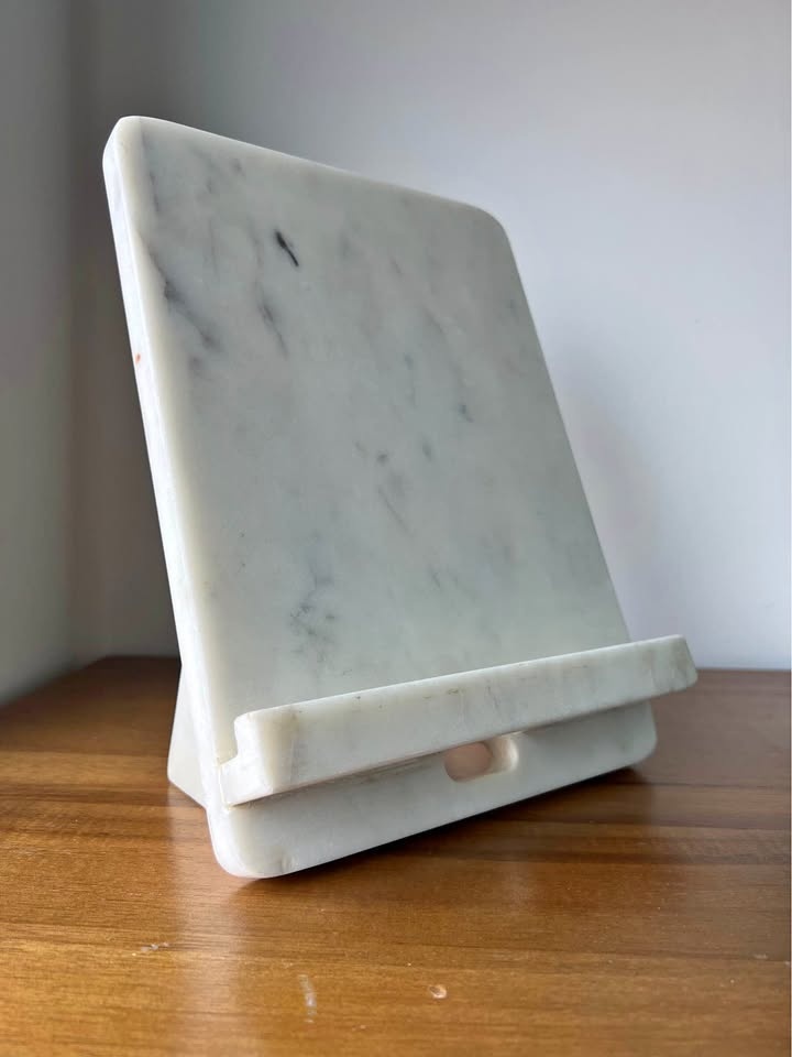 West Elm Marble Cookbook Stand