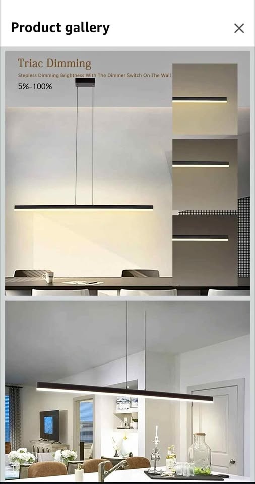 Artop Dimmable Linear Pendant Light