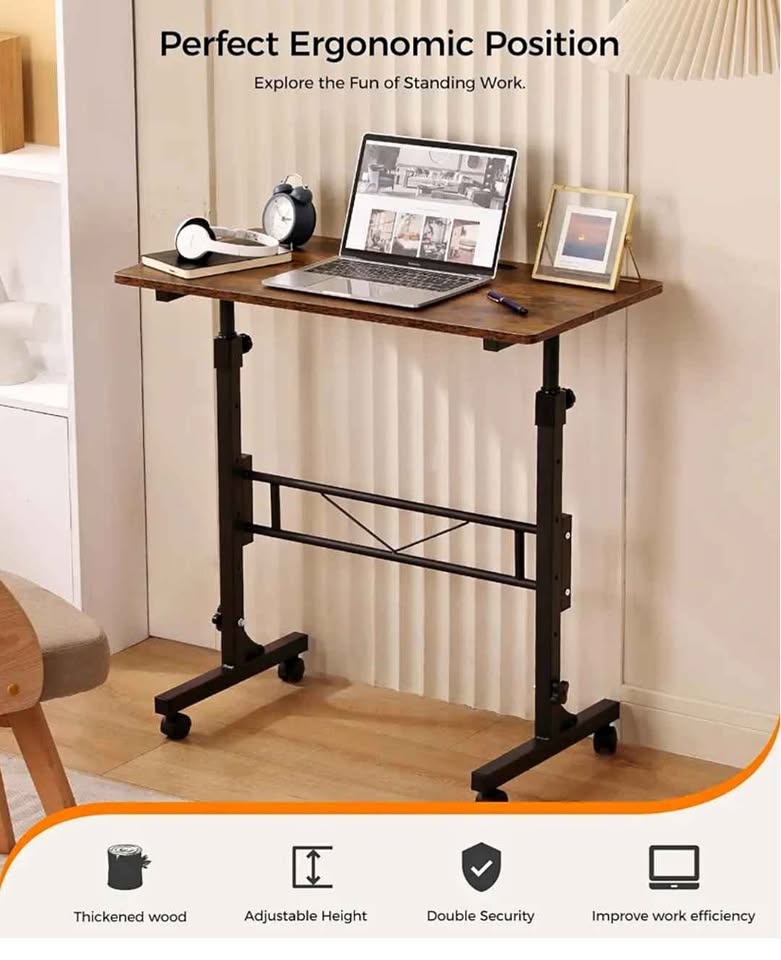 Standing Desk Adjustable Height Portable Laptop Table