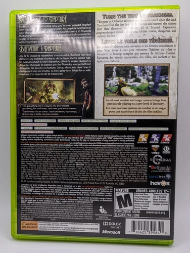 BioShock + Oblivion (Xbox 360, 2009) CIB Tested - photo 3