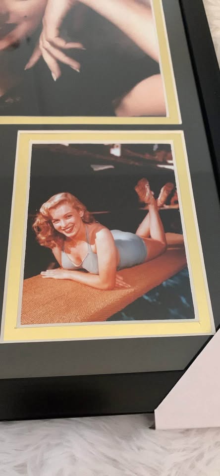 Collectible Marilyn Monroe Black Lace Framed Art - photo 3