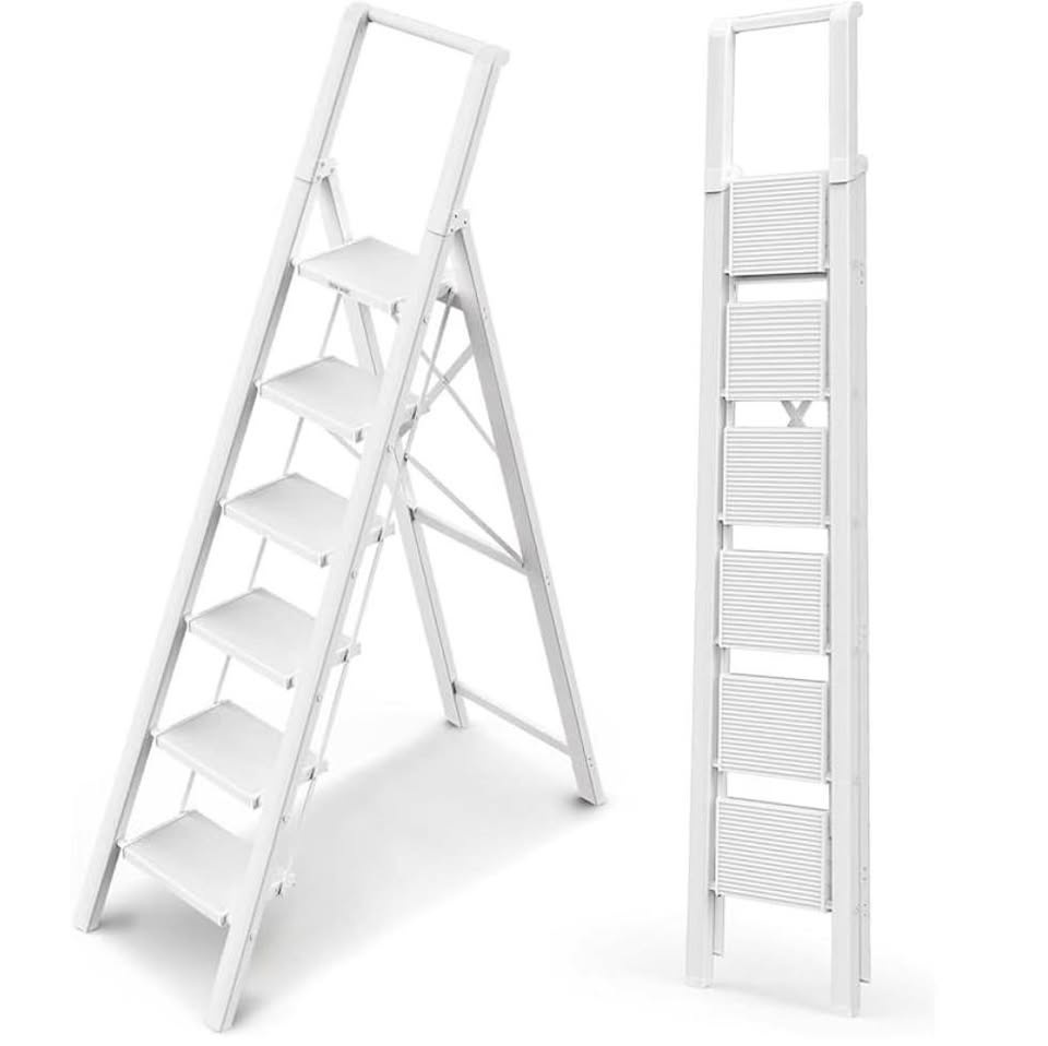 Orig $149 Used in great condition 6-step 12-foot white ladder