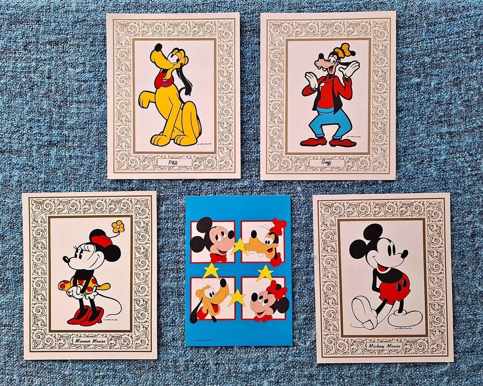 Vintage Disney Cards