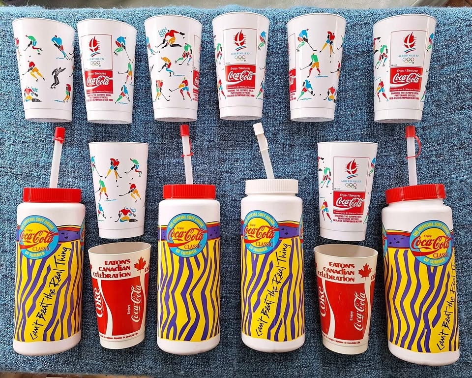 Plastic Coca Cola Cups and Bottles