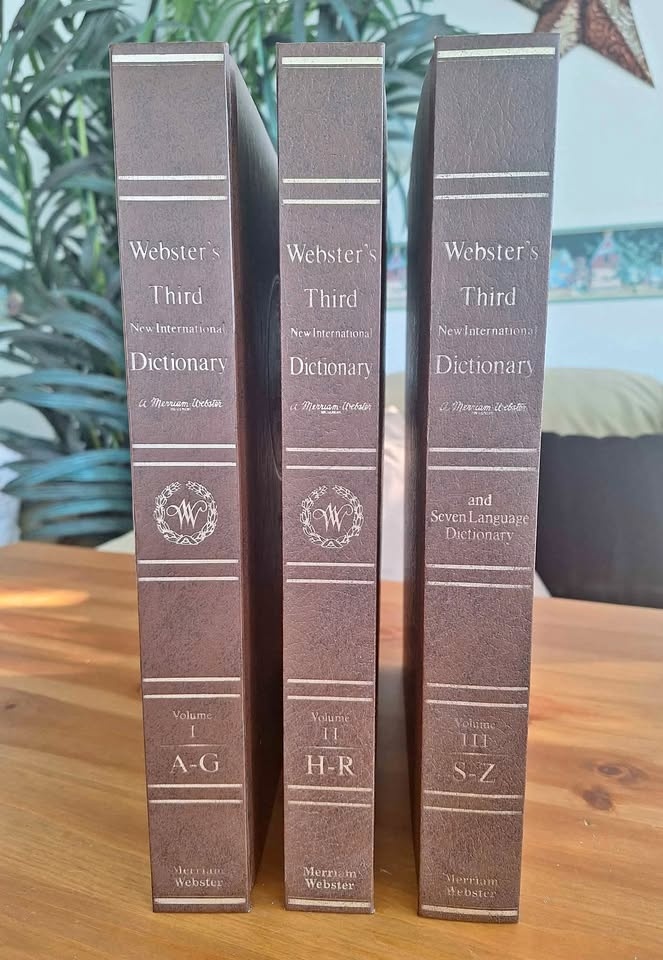 Webster's Third New International Dictionary