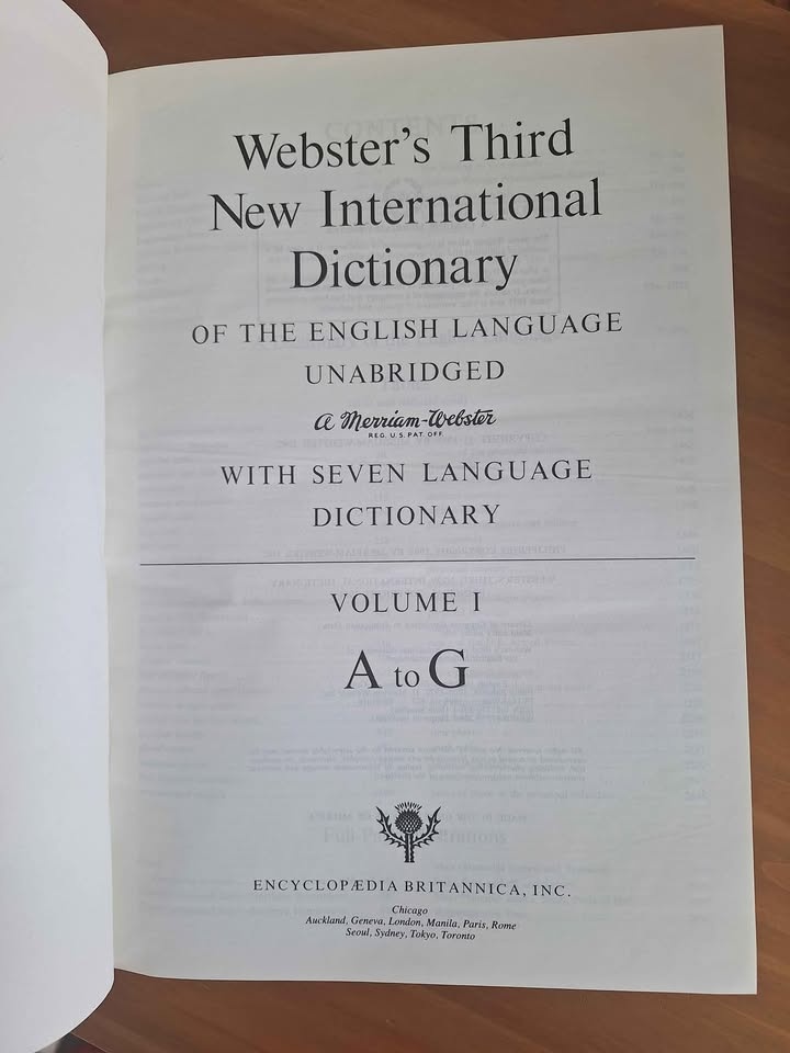 Webster's Third New International Dictionary - photo 3