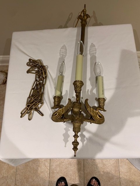 Light Fixture Bombay Vintage French Empire - photo 4