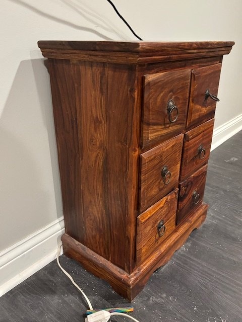 Small wood storage chest - photo 4