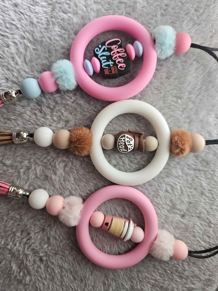 New beaded rearview mirror car charms! - photo 4