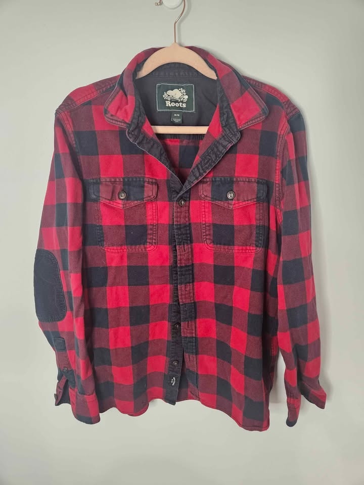 Men's Roots flannel button down - photo 4
