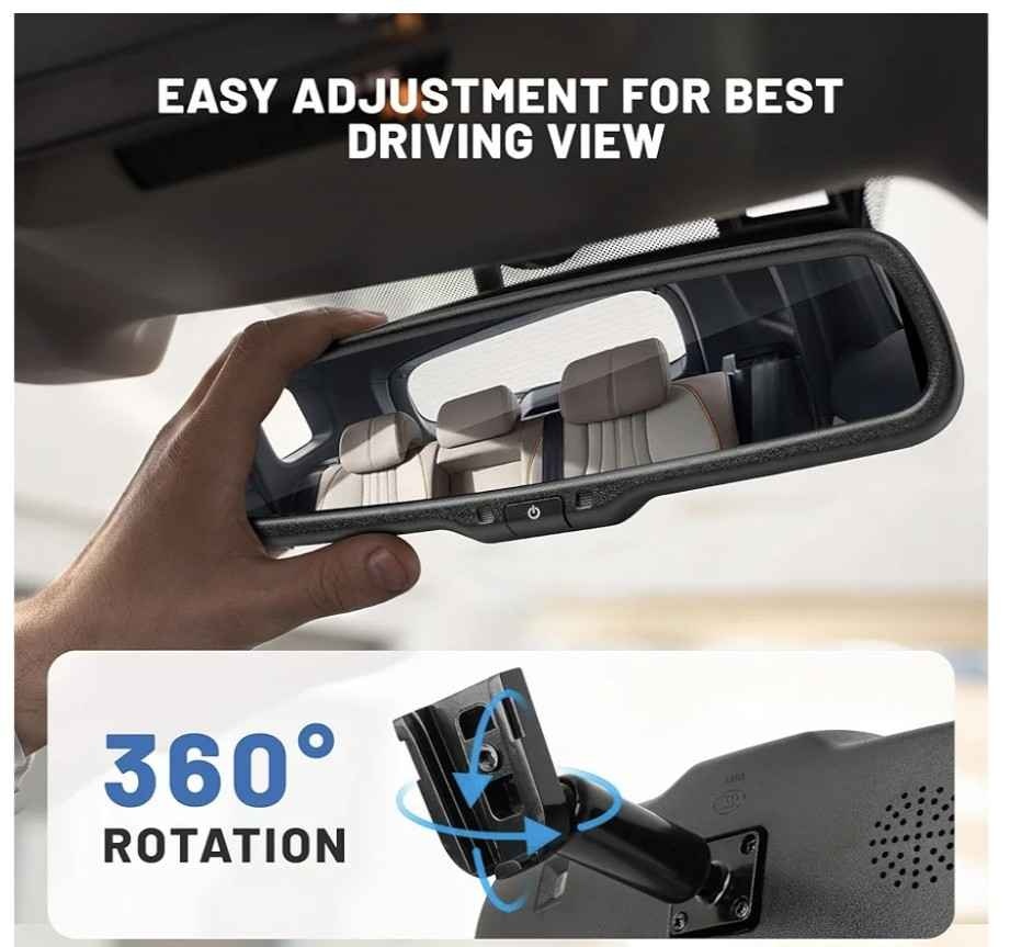 EWAY 4.3" LCD Rearview Mirror Screen - photo 3