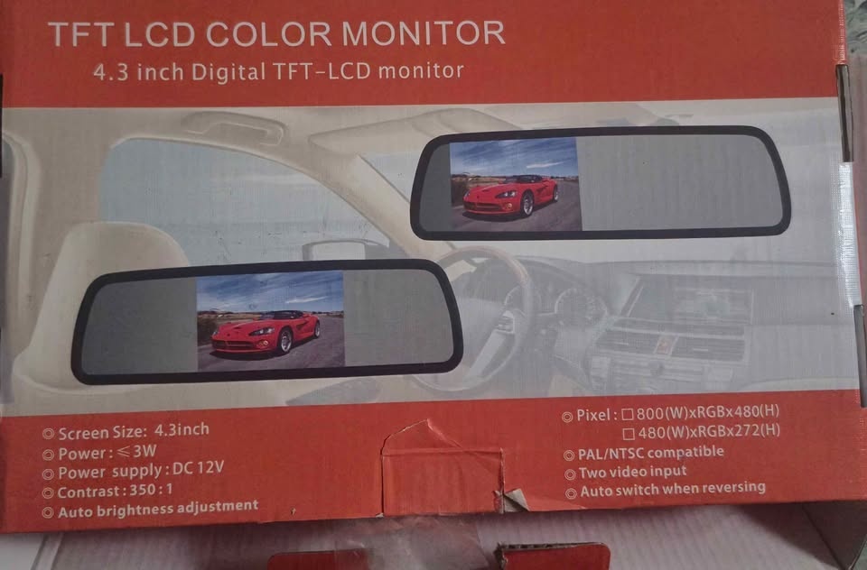 EWAY 4.3" LCD Rearview Mirror Screen - photo 4
