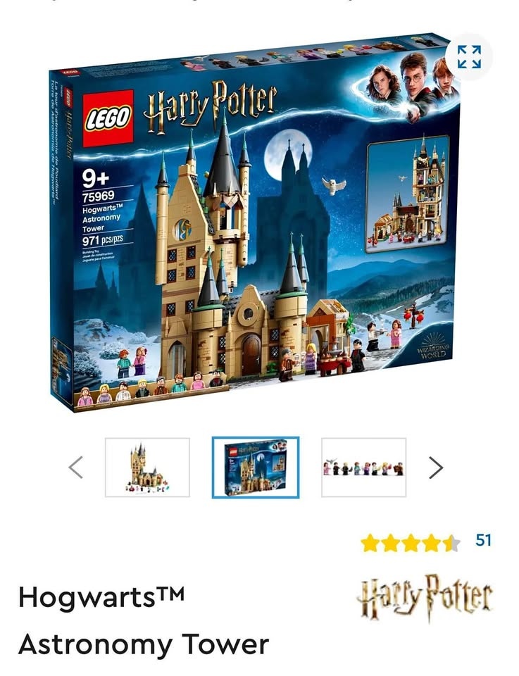Lego Bundle 4 Harry Potter castle sets