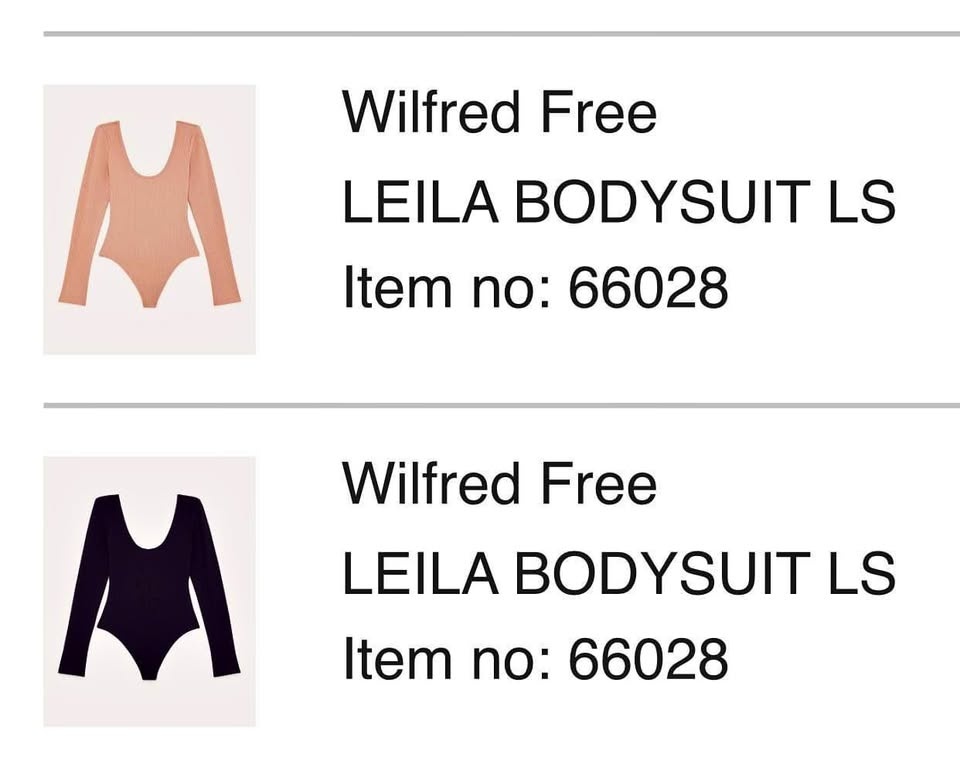 Wilfred Free Leila Bodysuit NWT Small