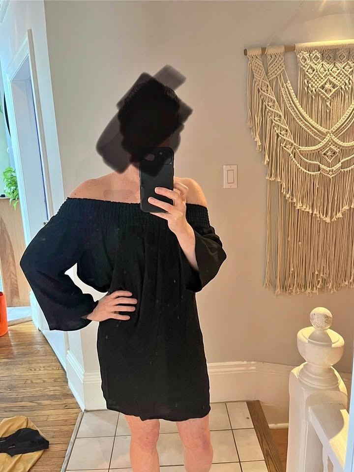 Talula babydoll off the shoulder lined summer dress small to med