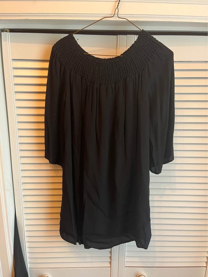 Talula babydoll off the shoulder lined summer dress small to med - photo 3