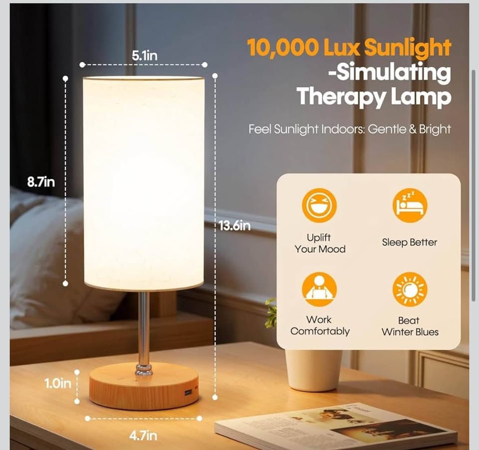 Smart Table Lamp with USB Charging Port - photo 2