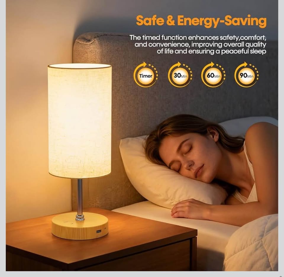 Smart Table Lamp with USB Charging Port - photo 5