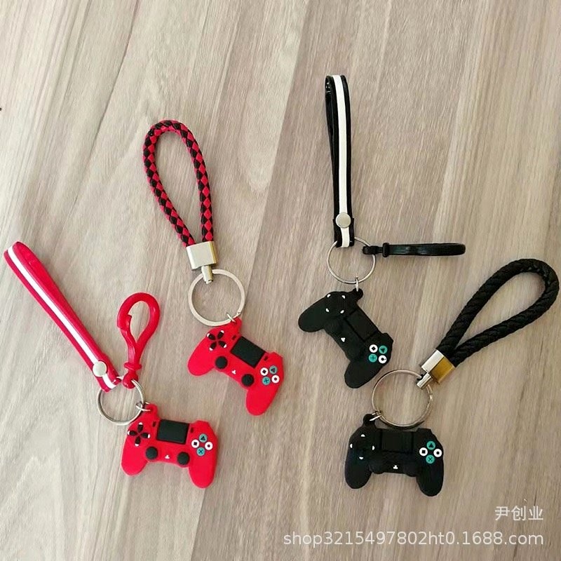 2 PIECES PLAY STATION CONSOLE KEYCHAIN
