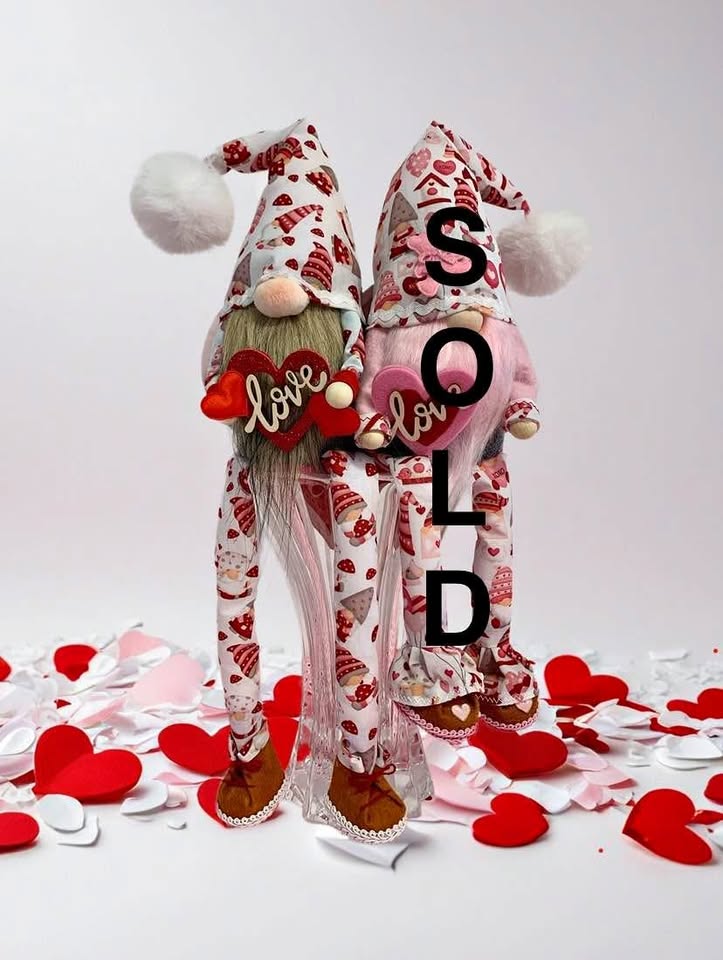 Valentine’s Gnomes & Custom Made Gnomes