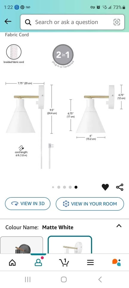 2 wall scones dimmable in Lake Bonavista - photo 4