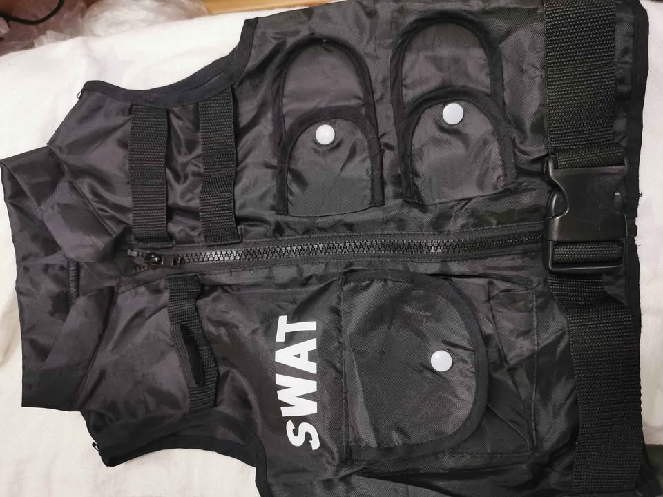 Bundle Sale Kids SWAT Police Costume Vest Lot 3 to 5 Years Old - photo 3