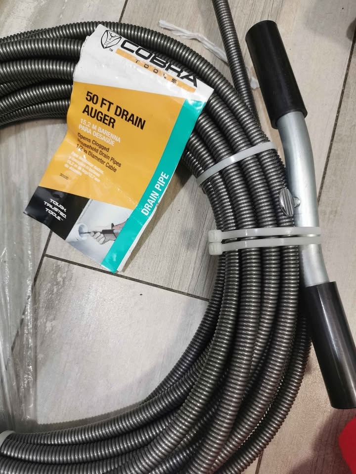 Cobra Heavy Duty Drain Snake - 1/2-in x 50-ft - photo 2