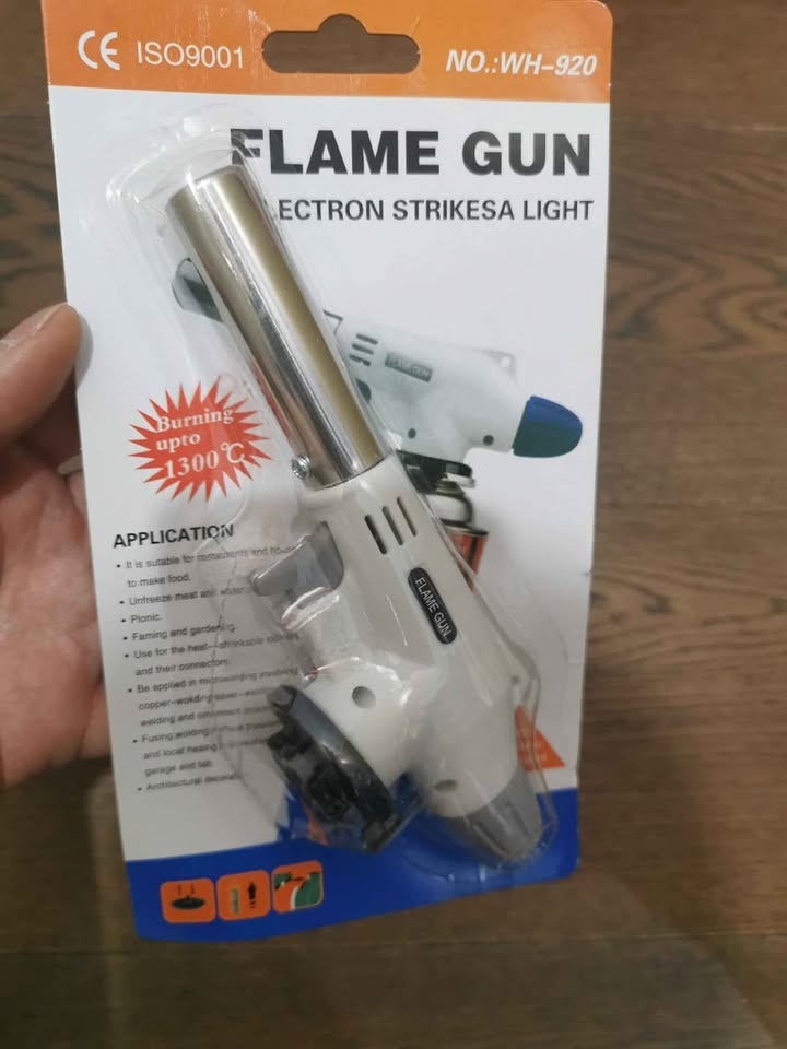 New Kitchen Butane Torch Flame Gun Blow Lighter for Cooking BBQ - photo 2
