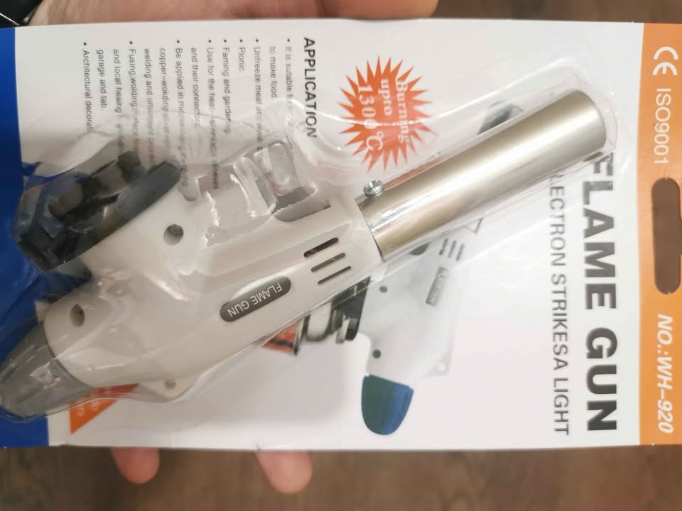New Kitchen Butane Torch Flame Gun Blow Lighter for Cooking BBQ - photo 4