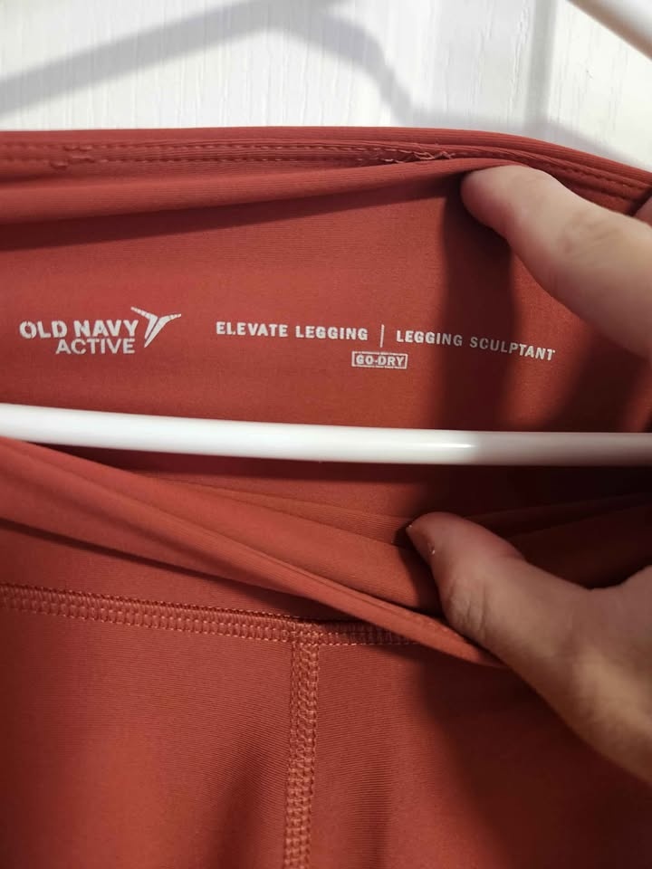 Old Navy Women’s High-Waisted Active Leggings – Rust - photo 3